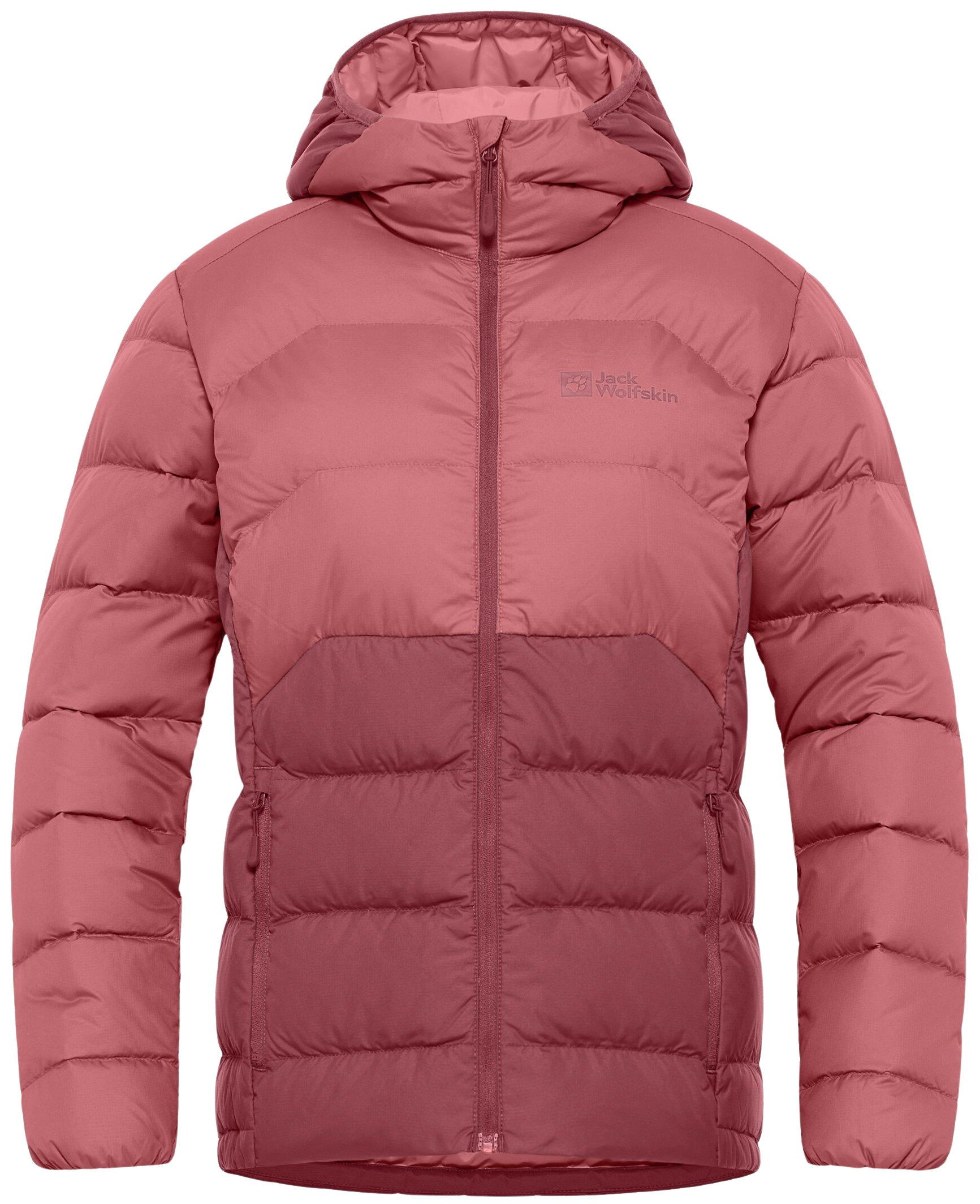 Ather Down Hoody W's Red Powder