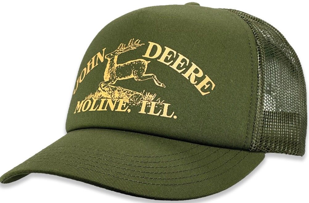 Vintage Jd Tm Print Dark Green