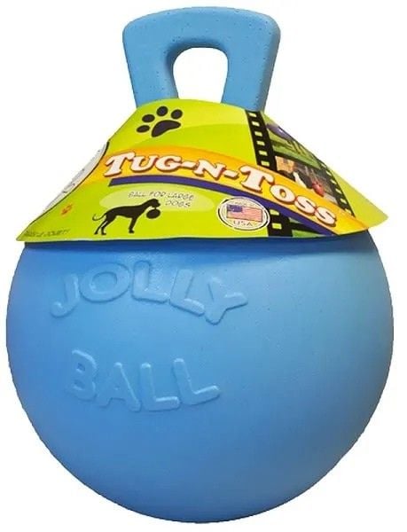 Jolly Ball Tug-N-Toss Light Blue