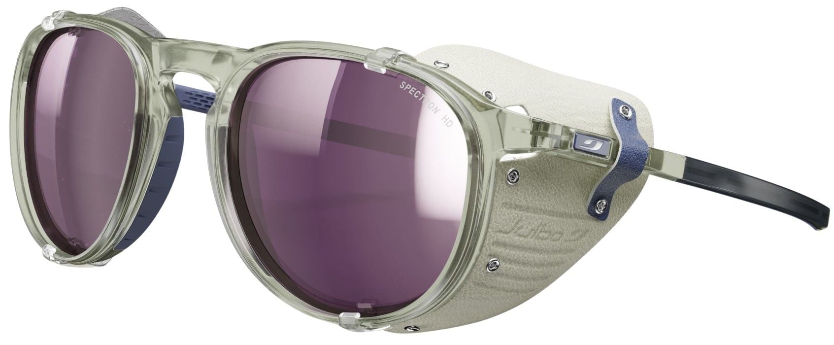 Millenium Shiny Translucent Army Spectron Hd 3 Polarized Silver Flash Army Green / White / Blue Silver Flash