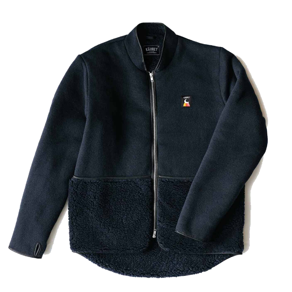 Retro Pile Jacket Navy