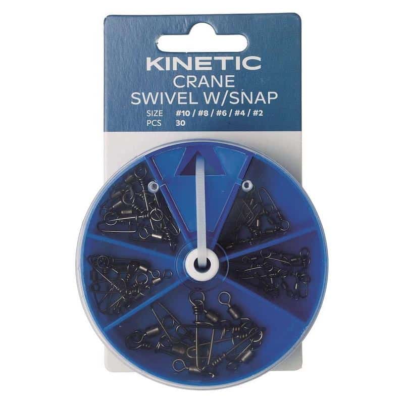 Kinetic Crane Swivel With Snap Assortment