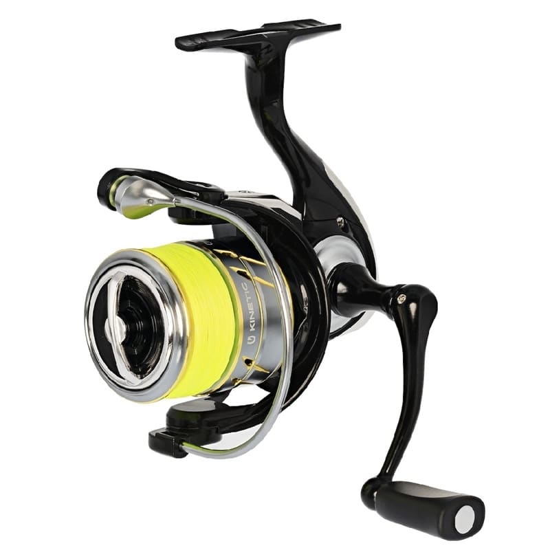 Kinetic Spinning Reel Ciri 2000 FD 5+1BB with Braided Line 0.16mm/125m