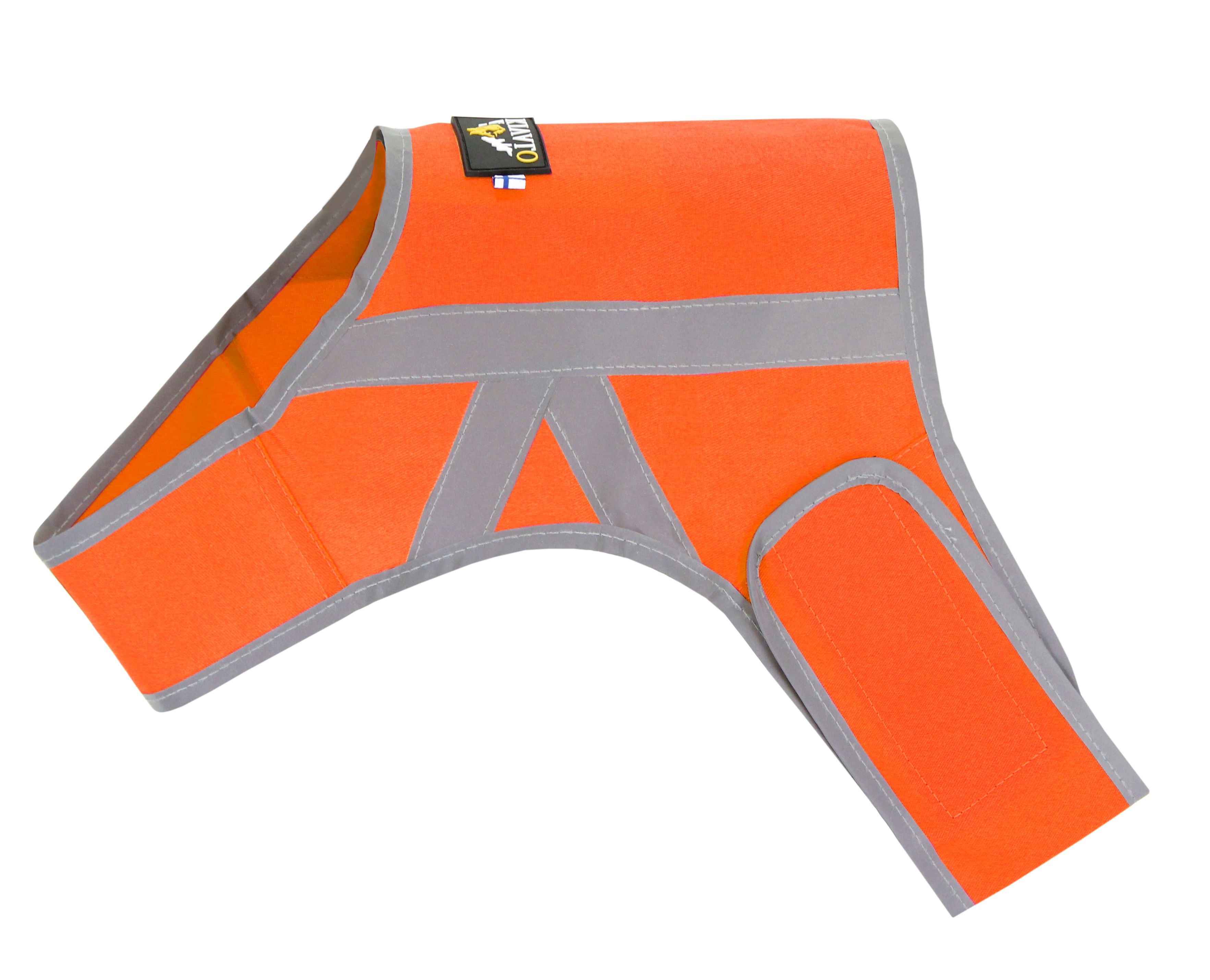 Kaamos Dog Reflective Vest Orange S