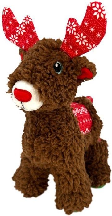 Holiday Sherpa Reindeer M 21x8x18 cm