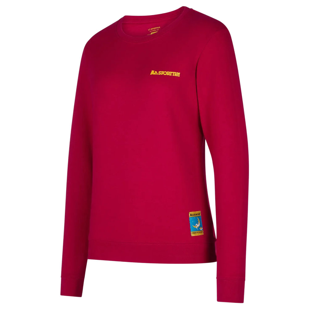 Climbing On The Moon Sweatshirt W Fucsia/Giallo
