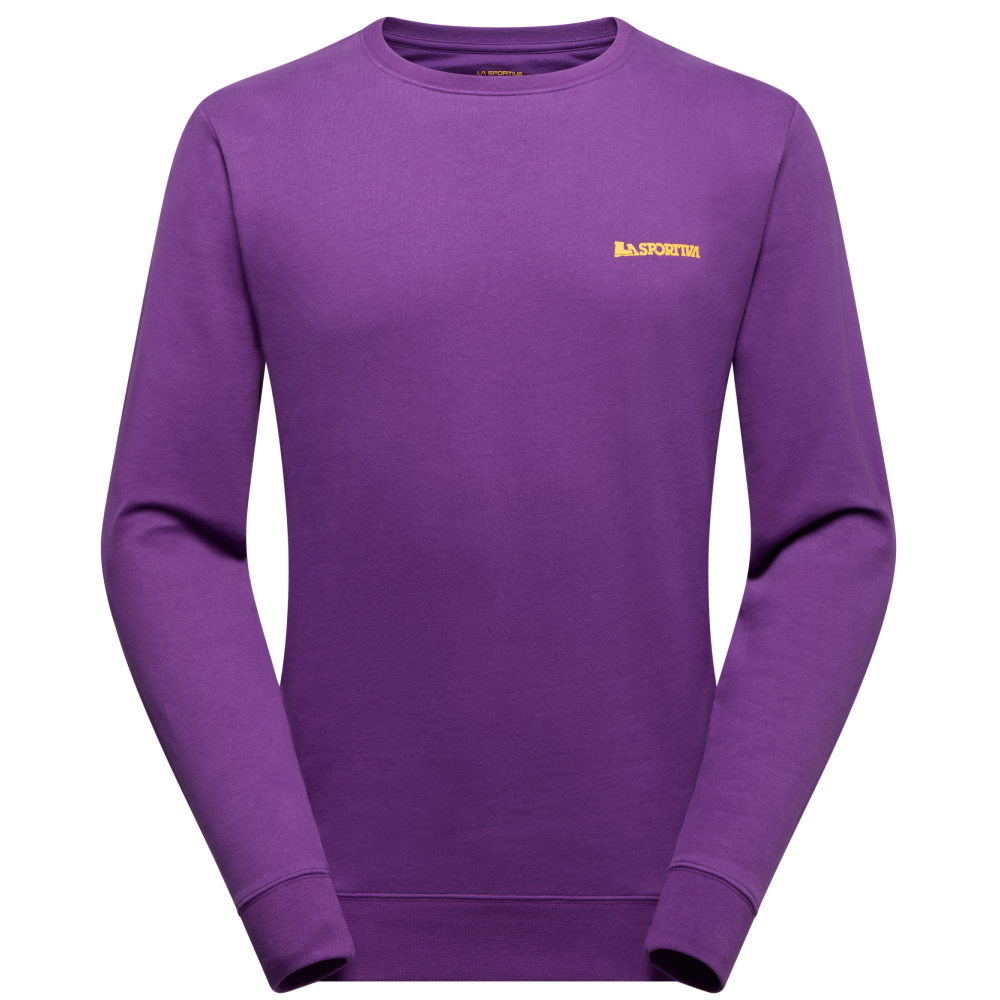 M's Climbing On The Moon Sweatshirt Viola/Giallo