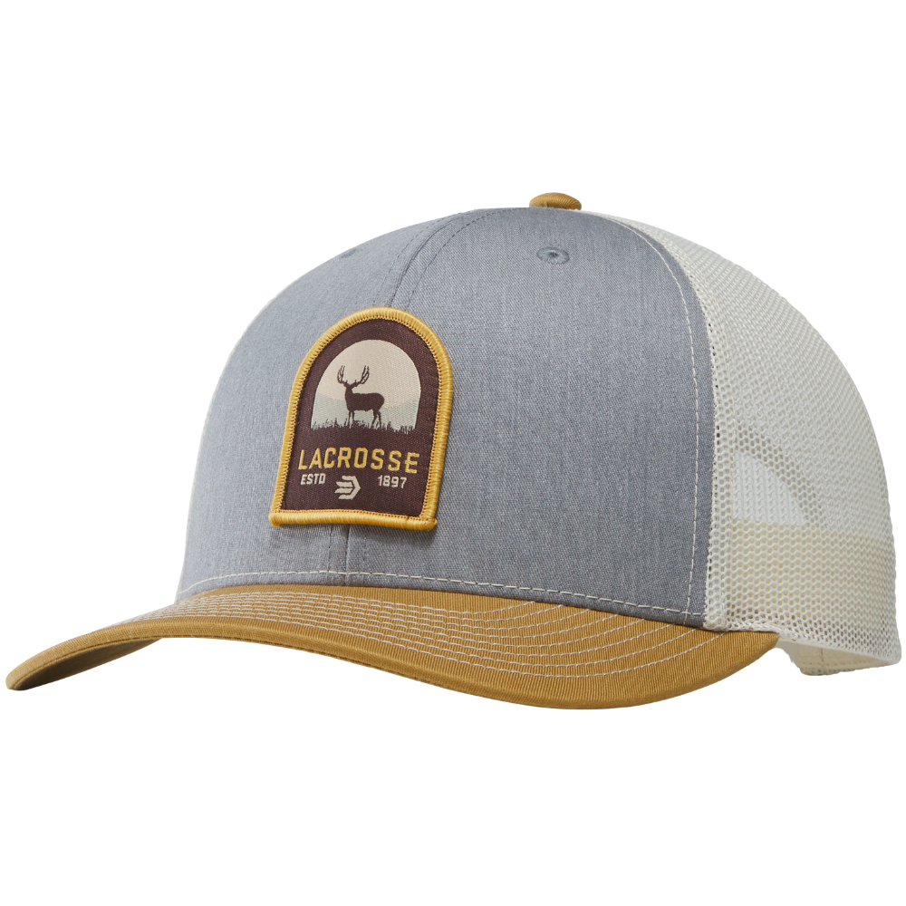 Booner Mulie Trucker Heather Gray /Amber