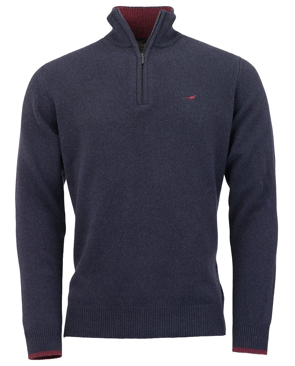 Brompton Zip-Neck Dark Storm
