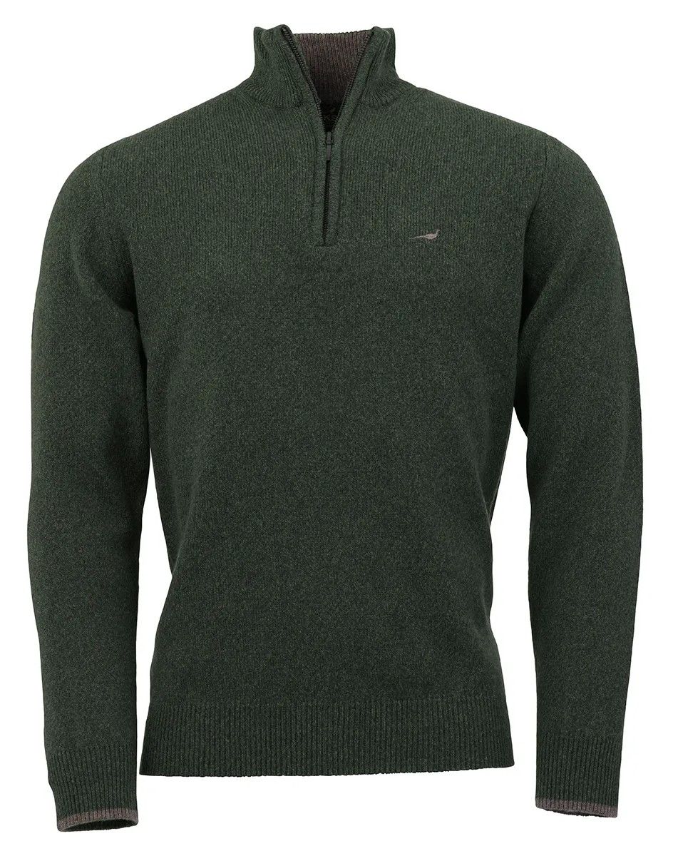 Brompton Zip-Neck Loden
