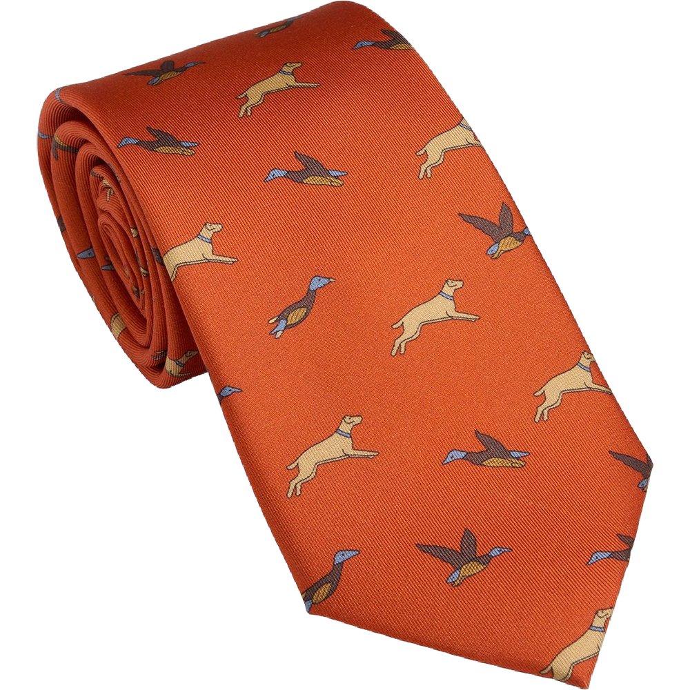 Game Tie Burnt Orange
