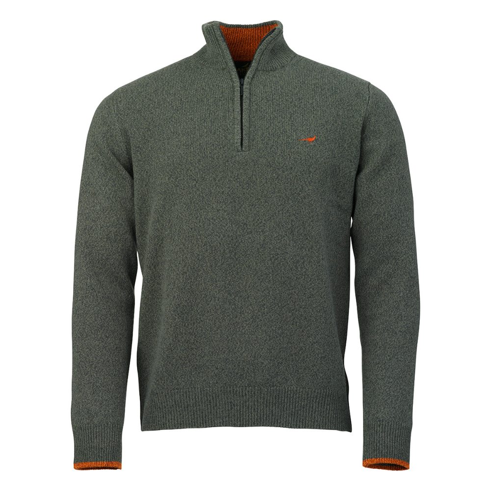 M's Brompton Zip Neck Forest