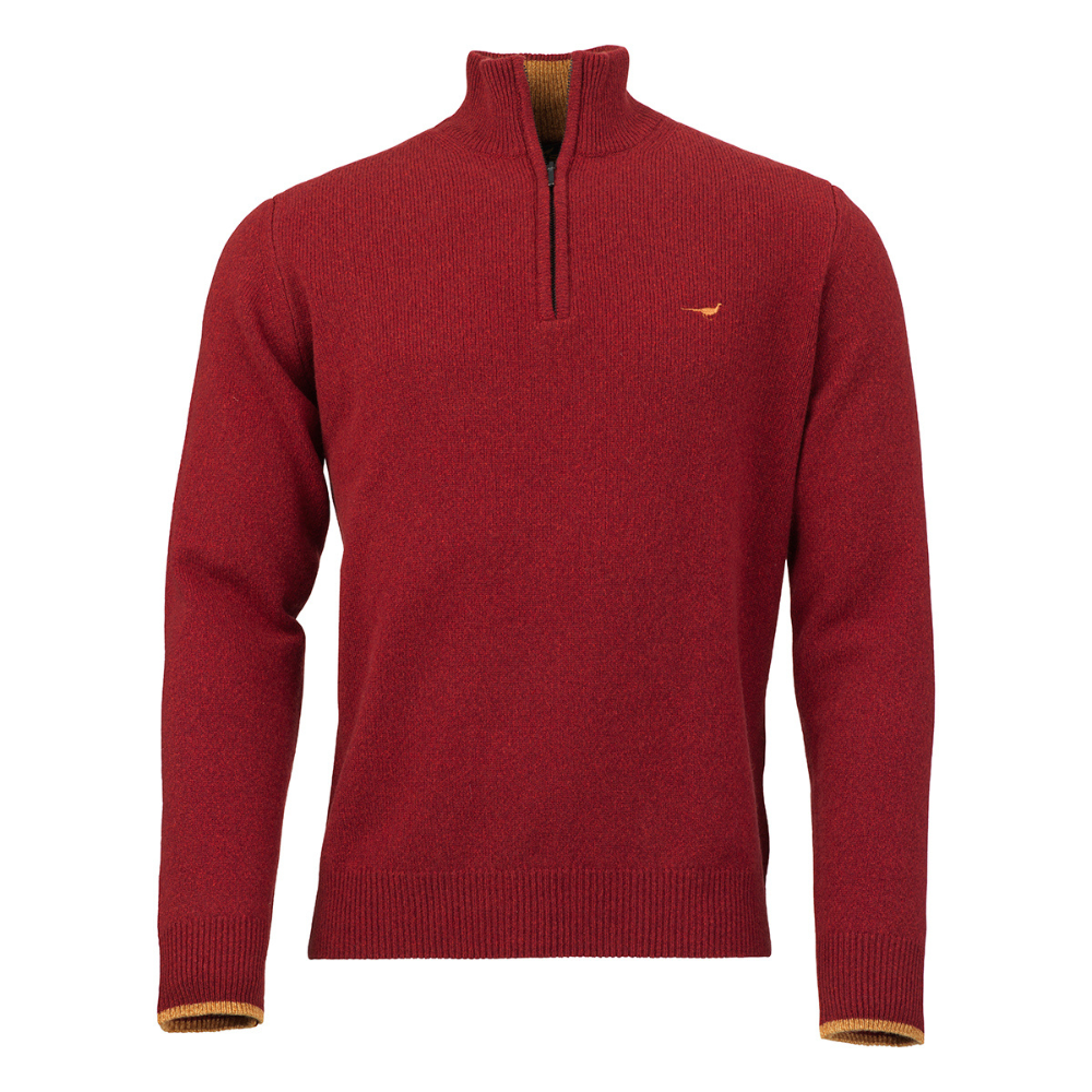 M's Brompton Zip Neck Wine