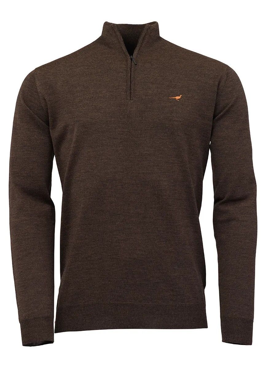 Norfolk Zip-Neck Brownie