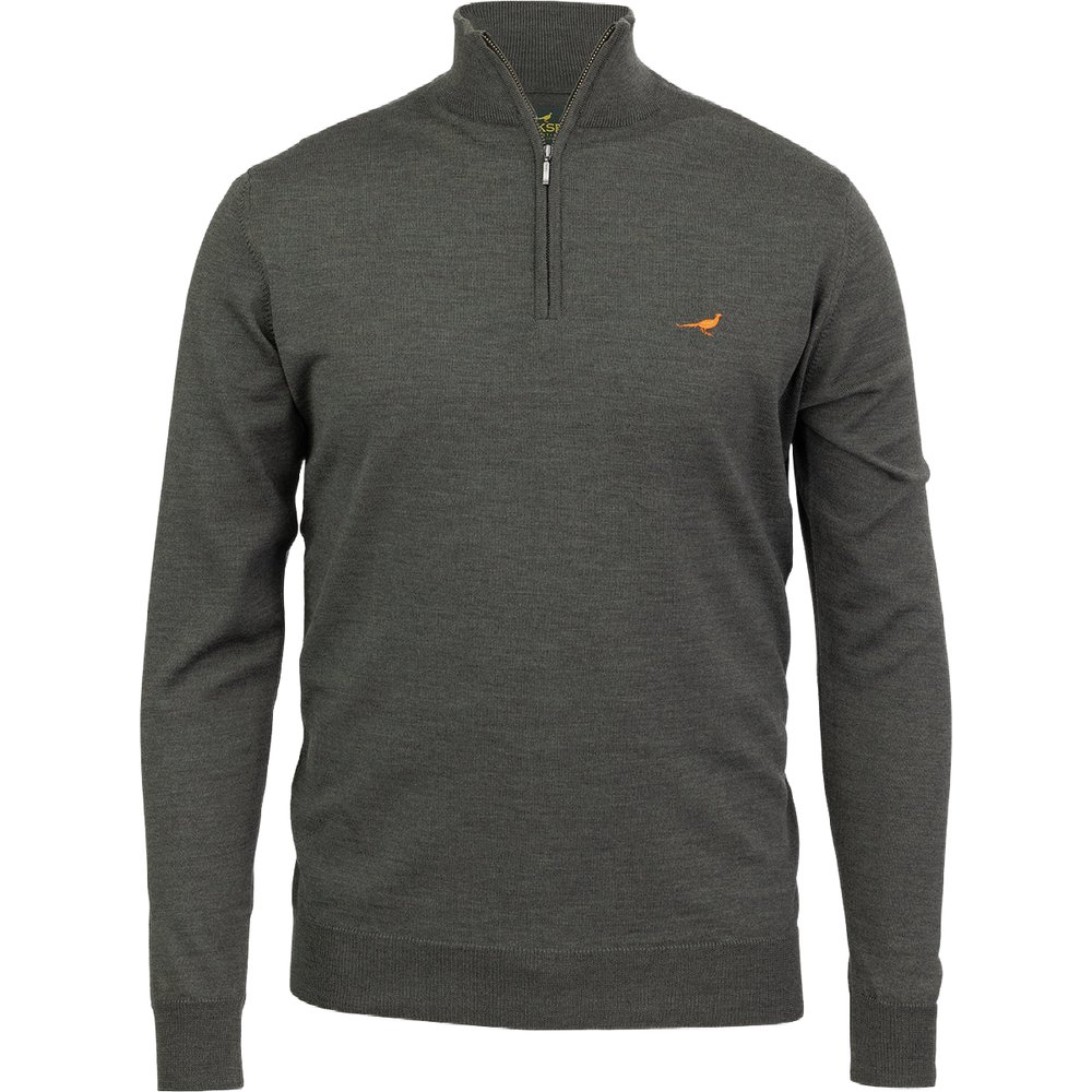 Norfolk Zip-Neck Loden Green