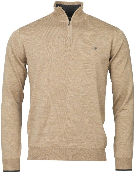 Norfolk Zip-Neck Sand