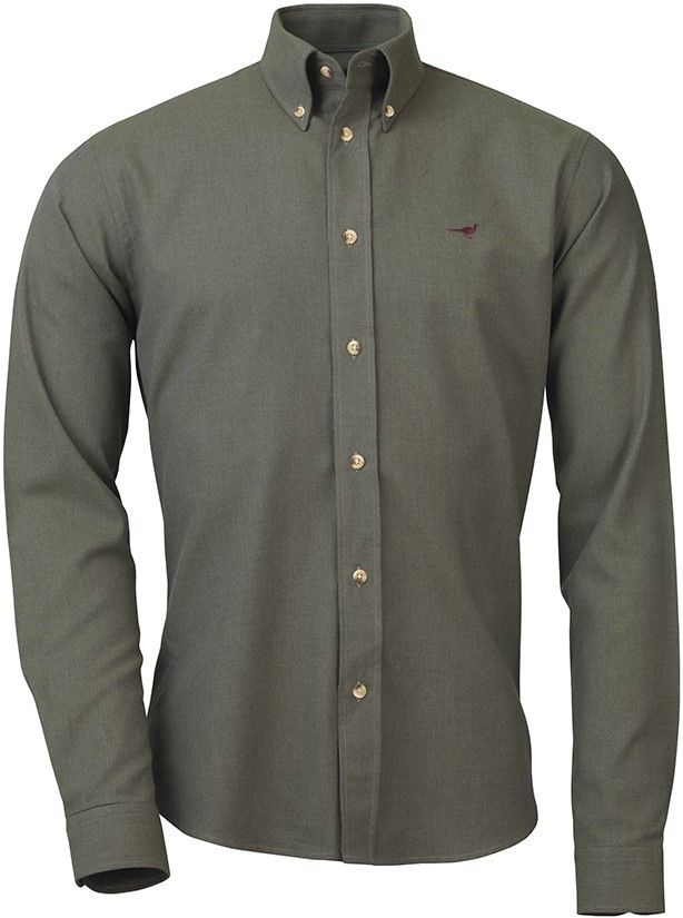 Oliver Shirt Cotton Olive