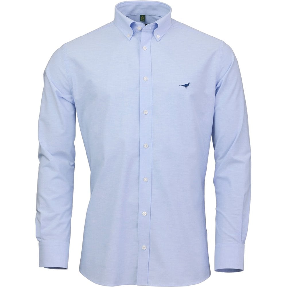 Oxford Stretch Shirt Light Blue - BD