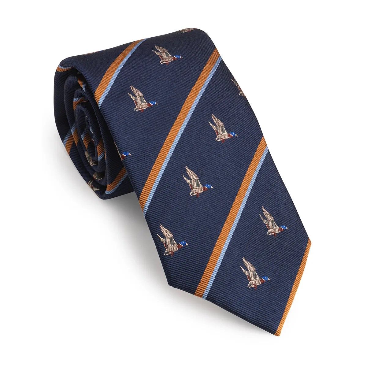 Regimental Stripe Tie Duck