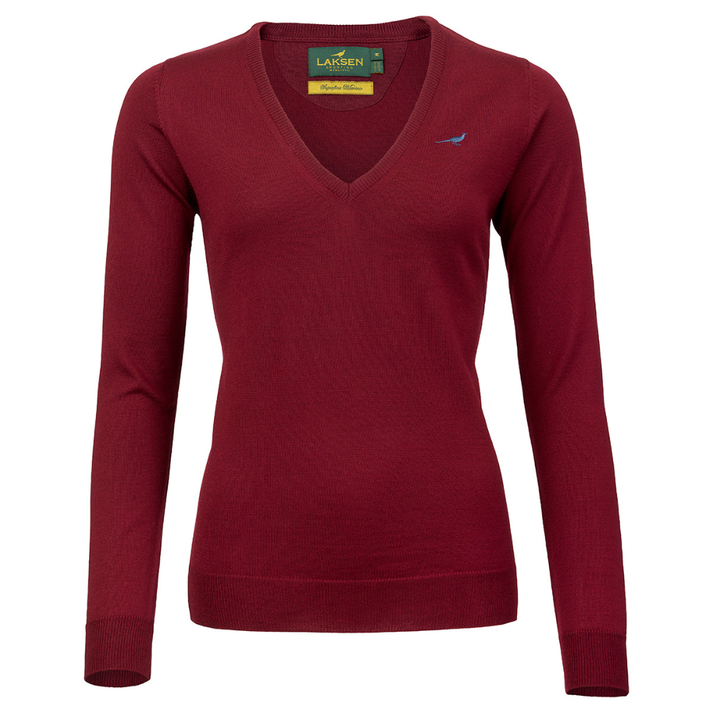 W's Camilla V-Neck Bordeaux