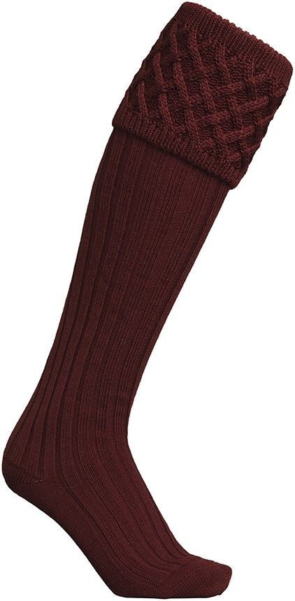 Windsor Shooting Socks Wine