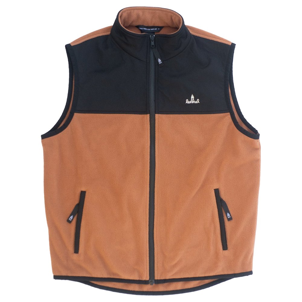 Fleece Vest "Murto" Burnt Orange
