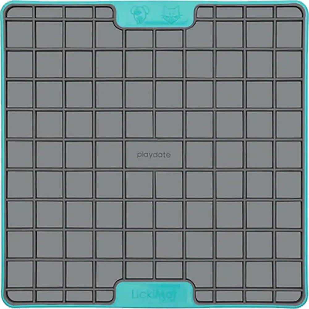 Hundskål Lickimat Playdate Tuff 20Cm Turquoise