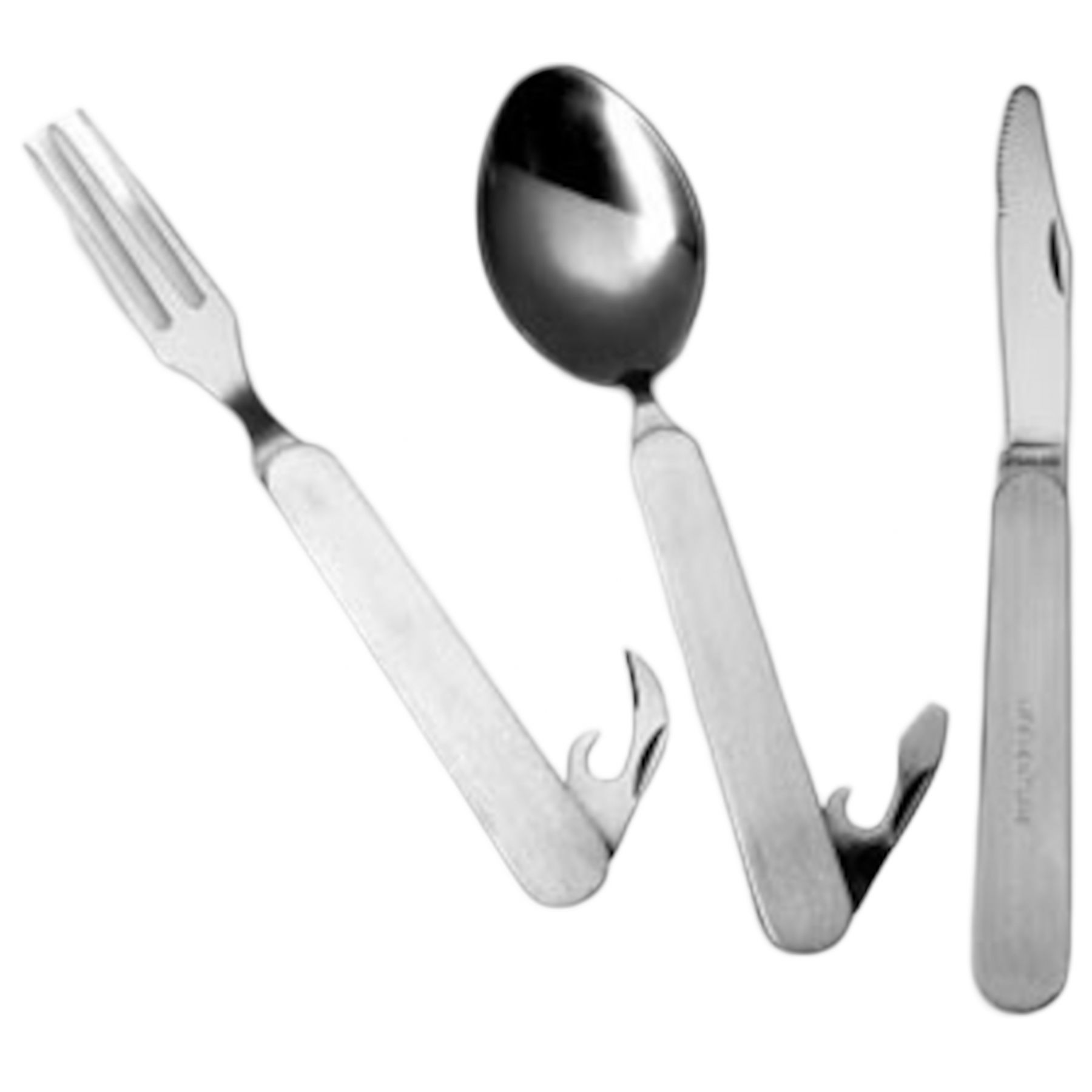 Lifeventure Stainless Steel Sammenleggbart Bestikksett