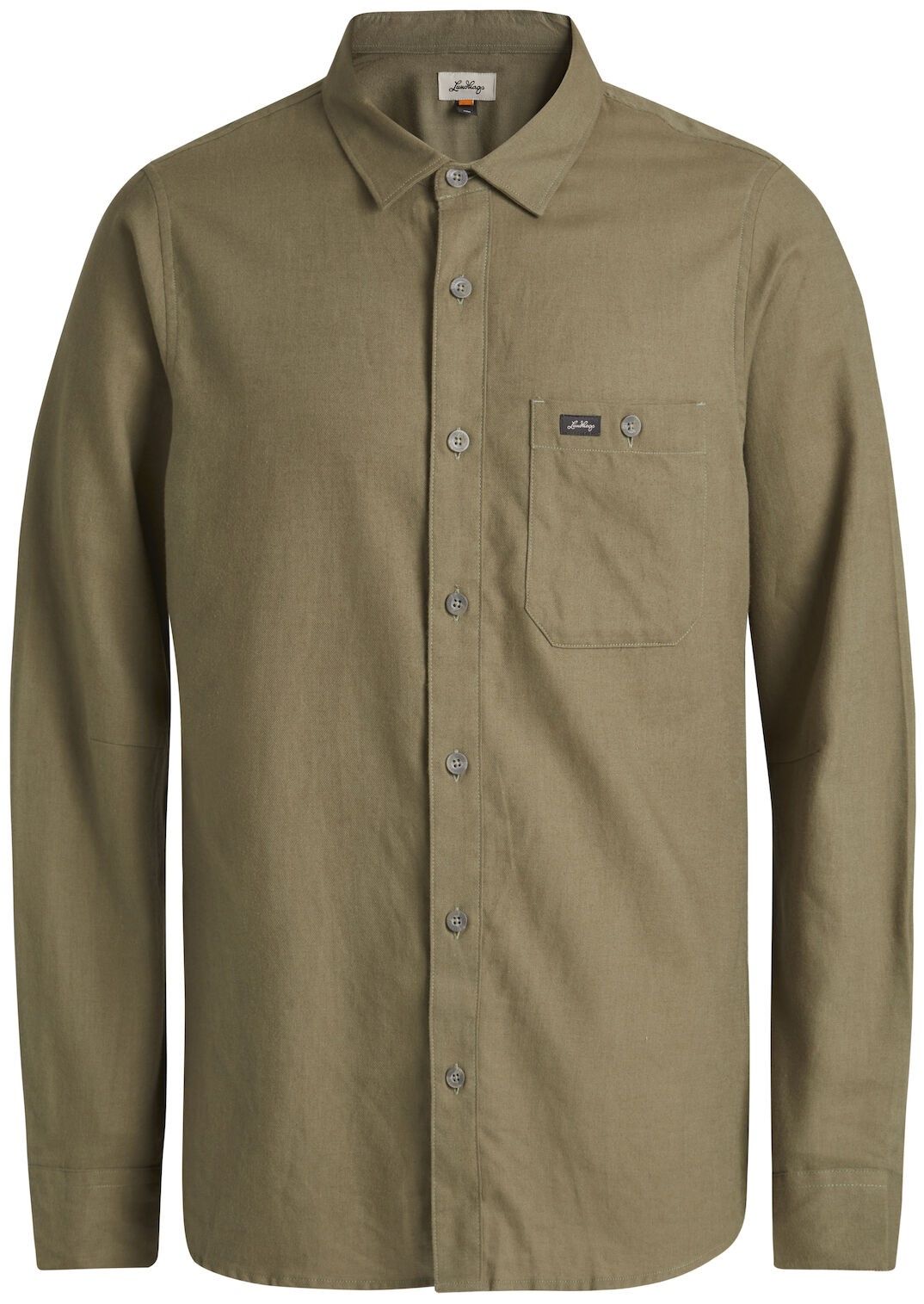 Ekren Solid Ms LS Shirt Clover