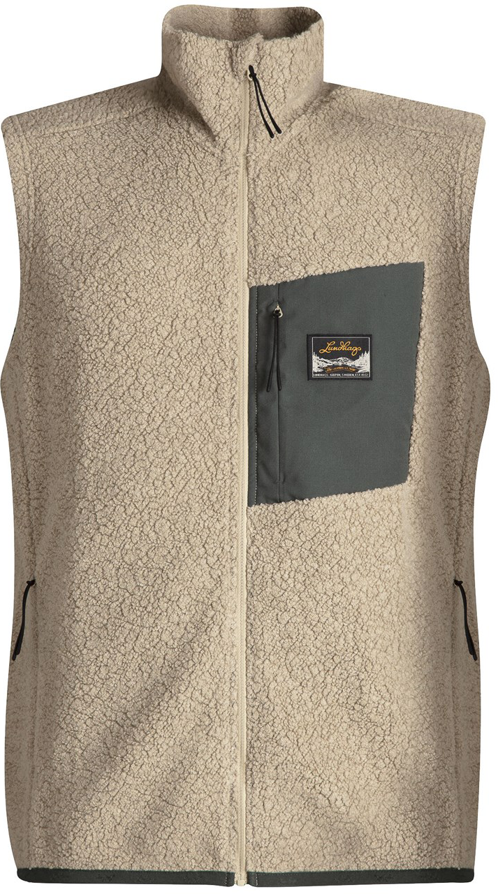 Flok Wool Ms Pile Vest Sand