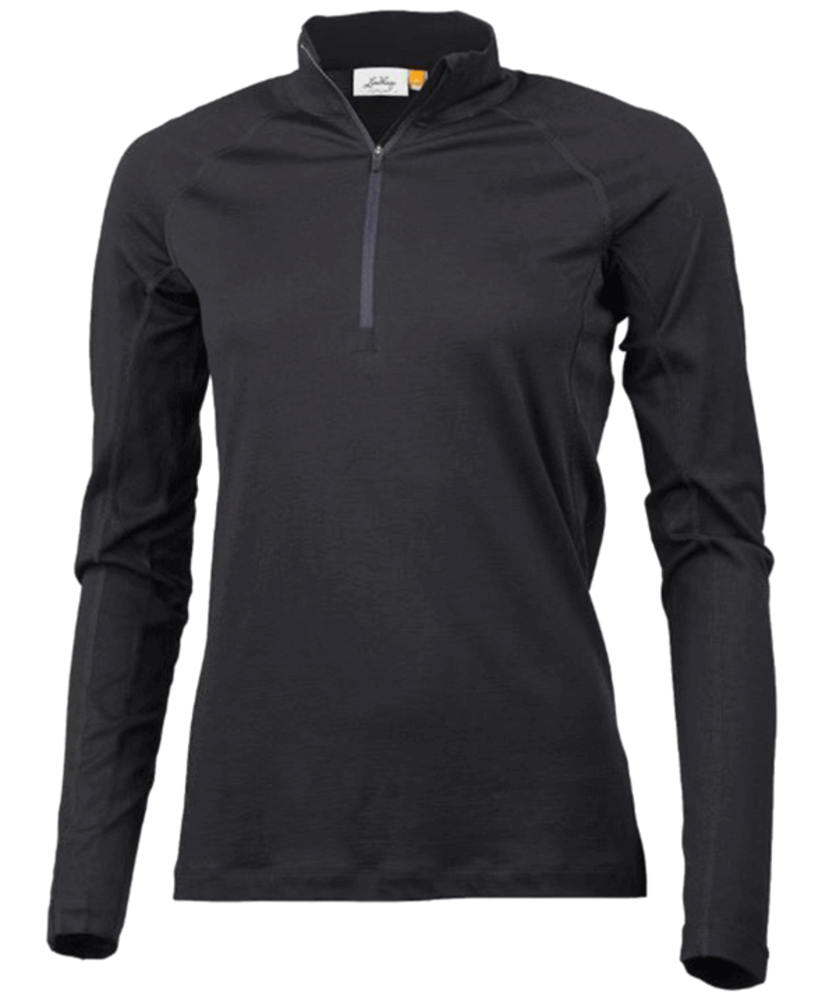 Gimmer Merino Lt Ws 1/2 Zip Black
