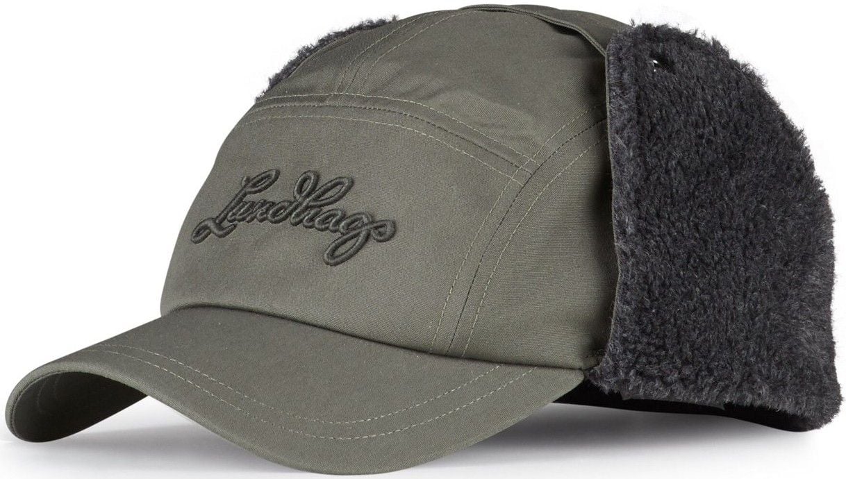 Habe Pile Trapper Hat Forest Green