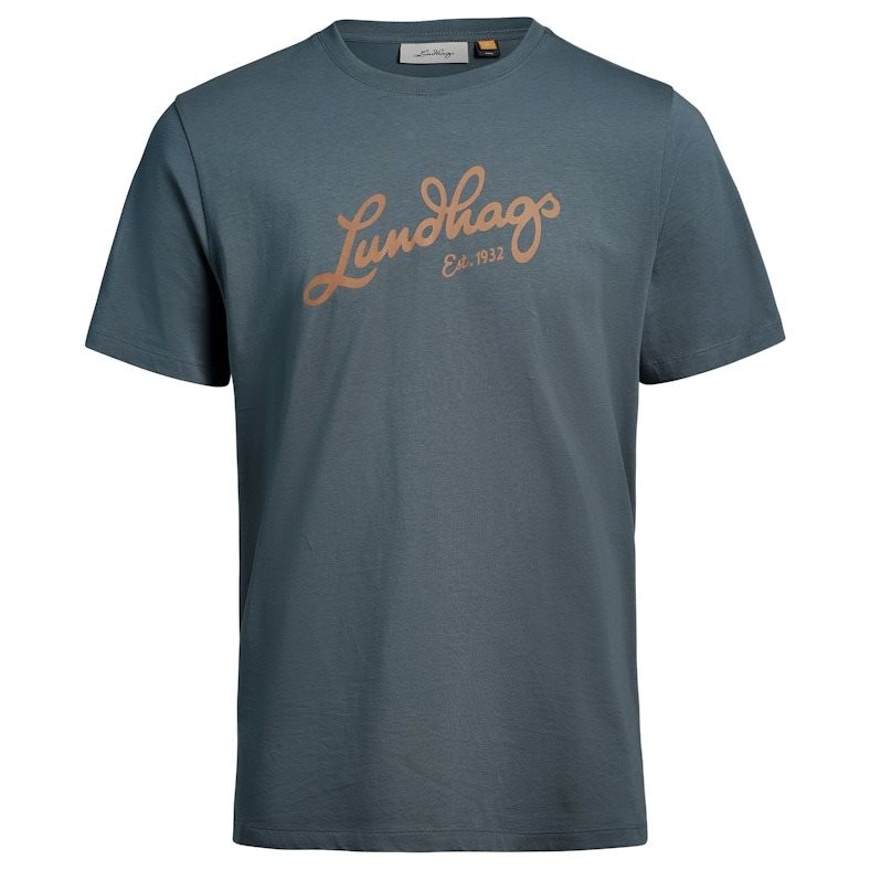 Järpen Logo T-shirt M Dk Sky Blue
