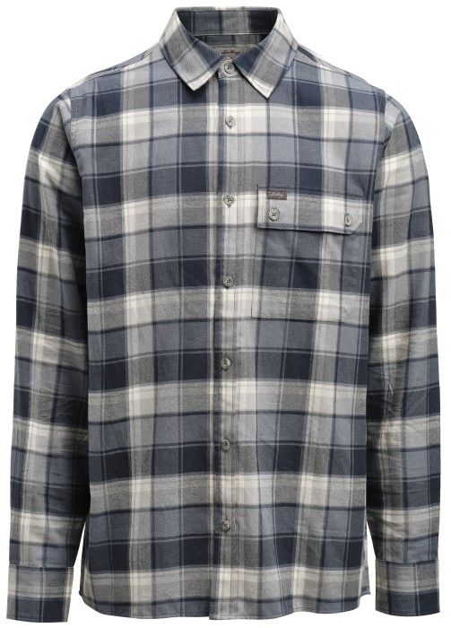 Järpen Plaid Flannel Shirt Dark Sky Blue