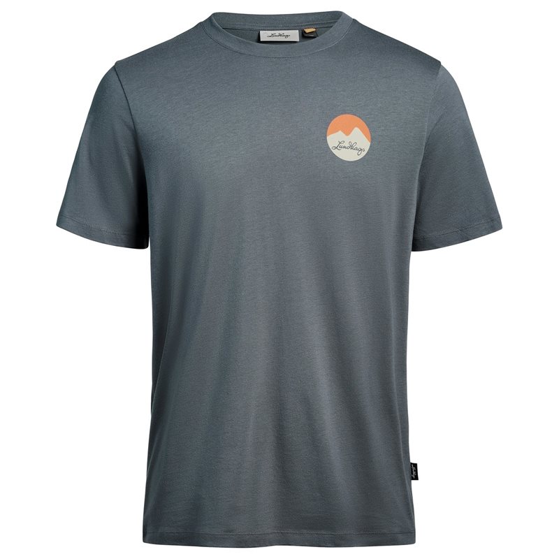 Järpen Printed T-Shirt M Dk Sky Blue