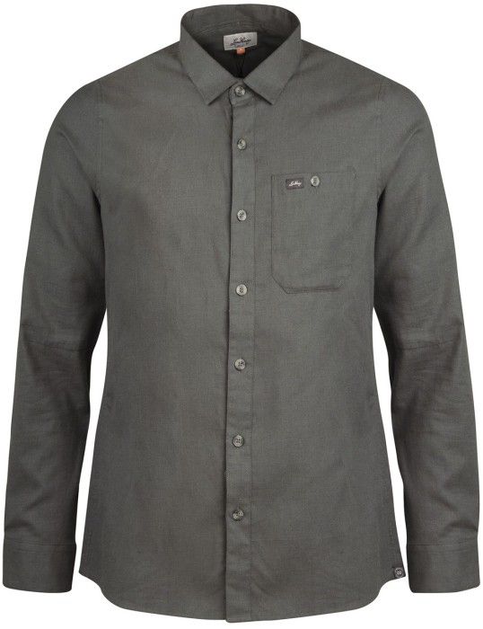 M's Ekren Solid Long Sleeve Shirt Dark Agave