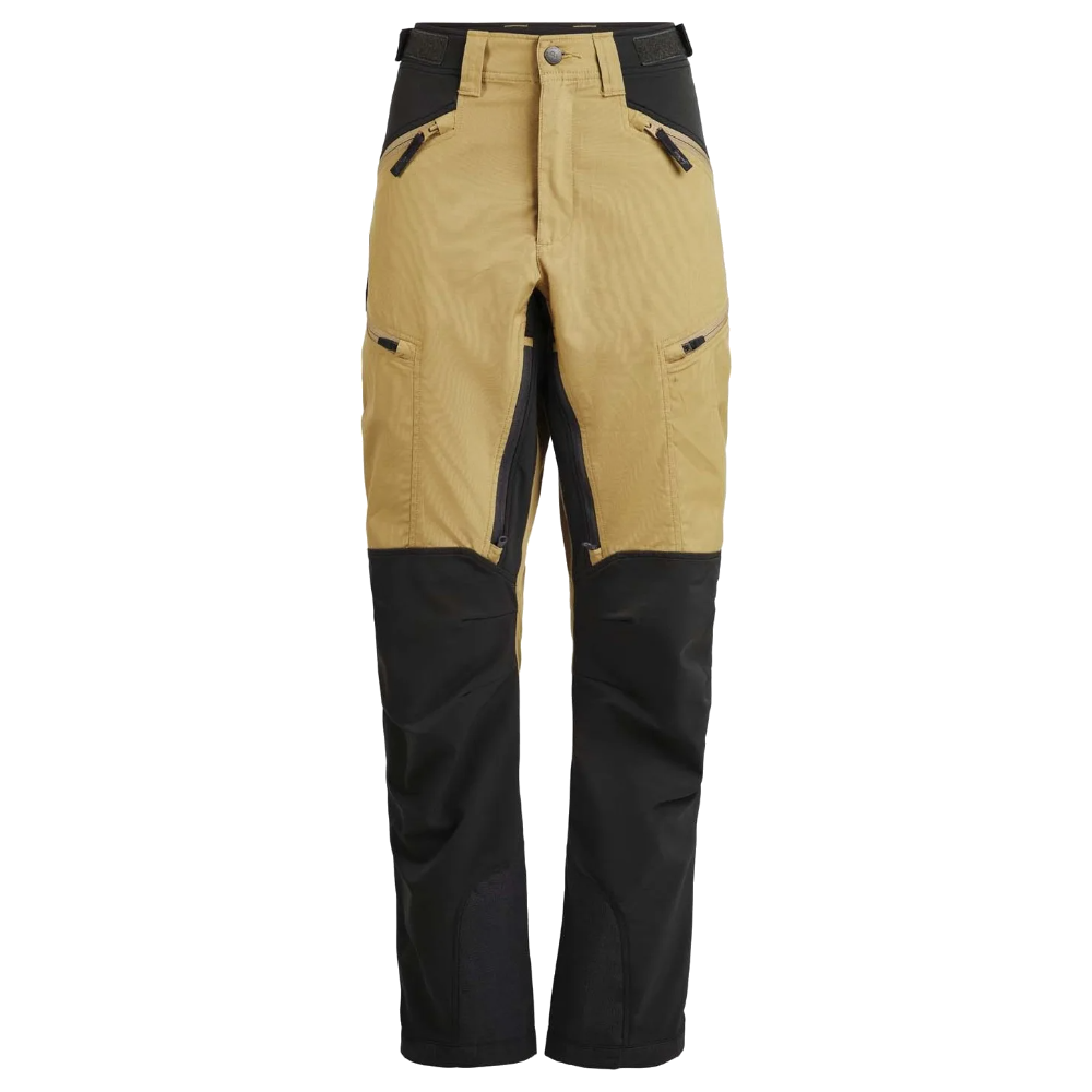 Makke High Waist Curved Pant W Hay/Charcoal