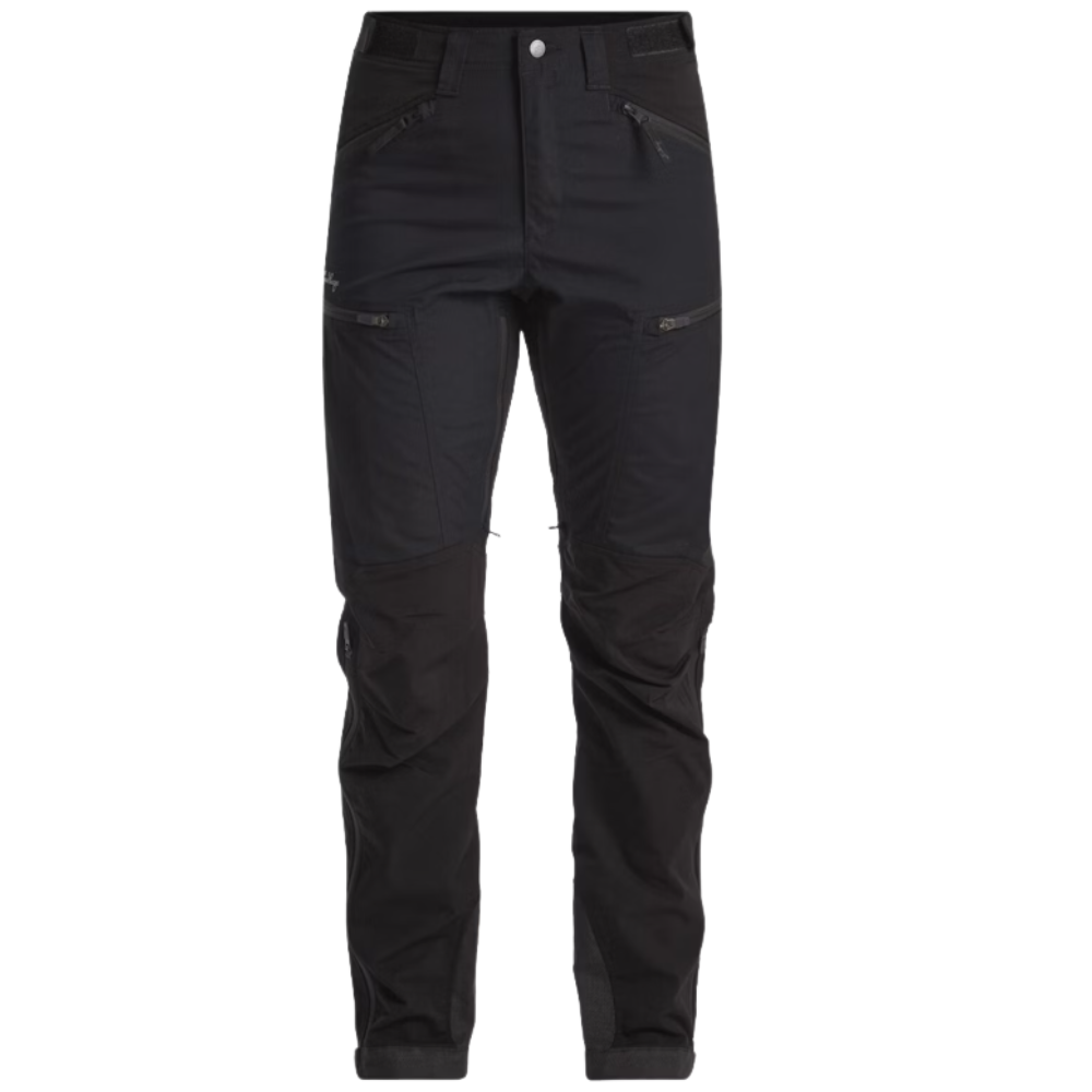 Makke High Waist Curved Pants Short Dame Svart