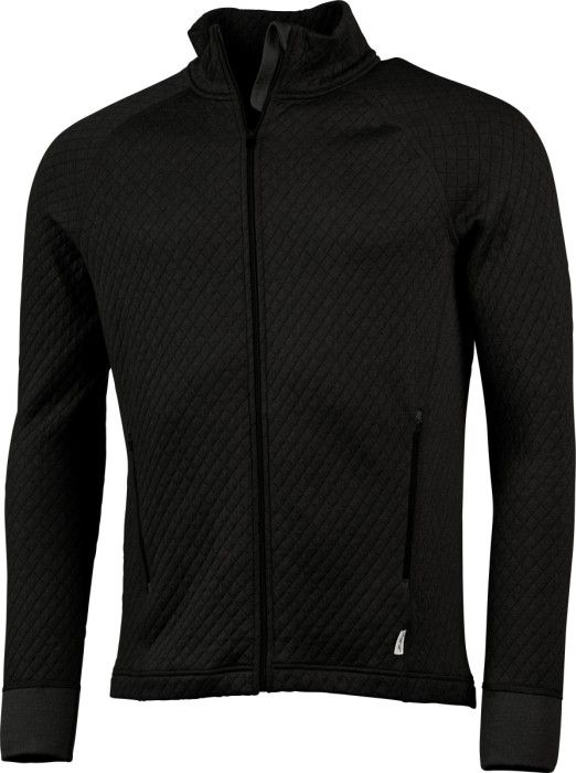 Quilt Full Zip Black