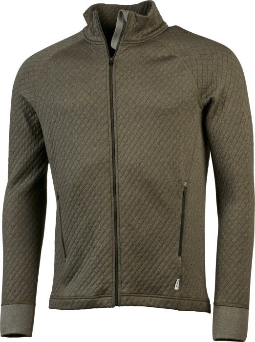 Quilt Full Zip Forest Green