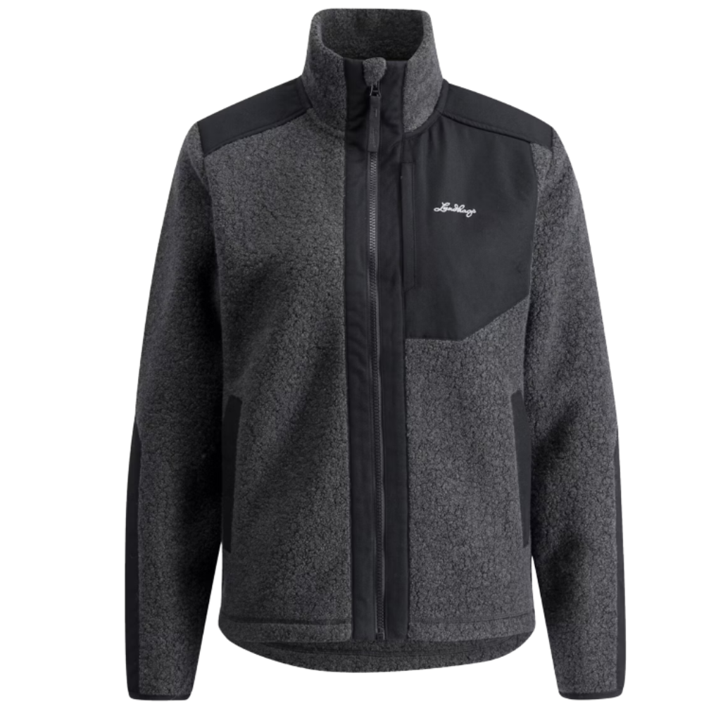 Saruk Wool Pile Mid Full Zip Dame Antrasitt