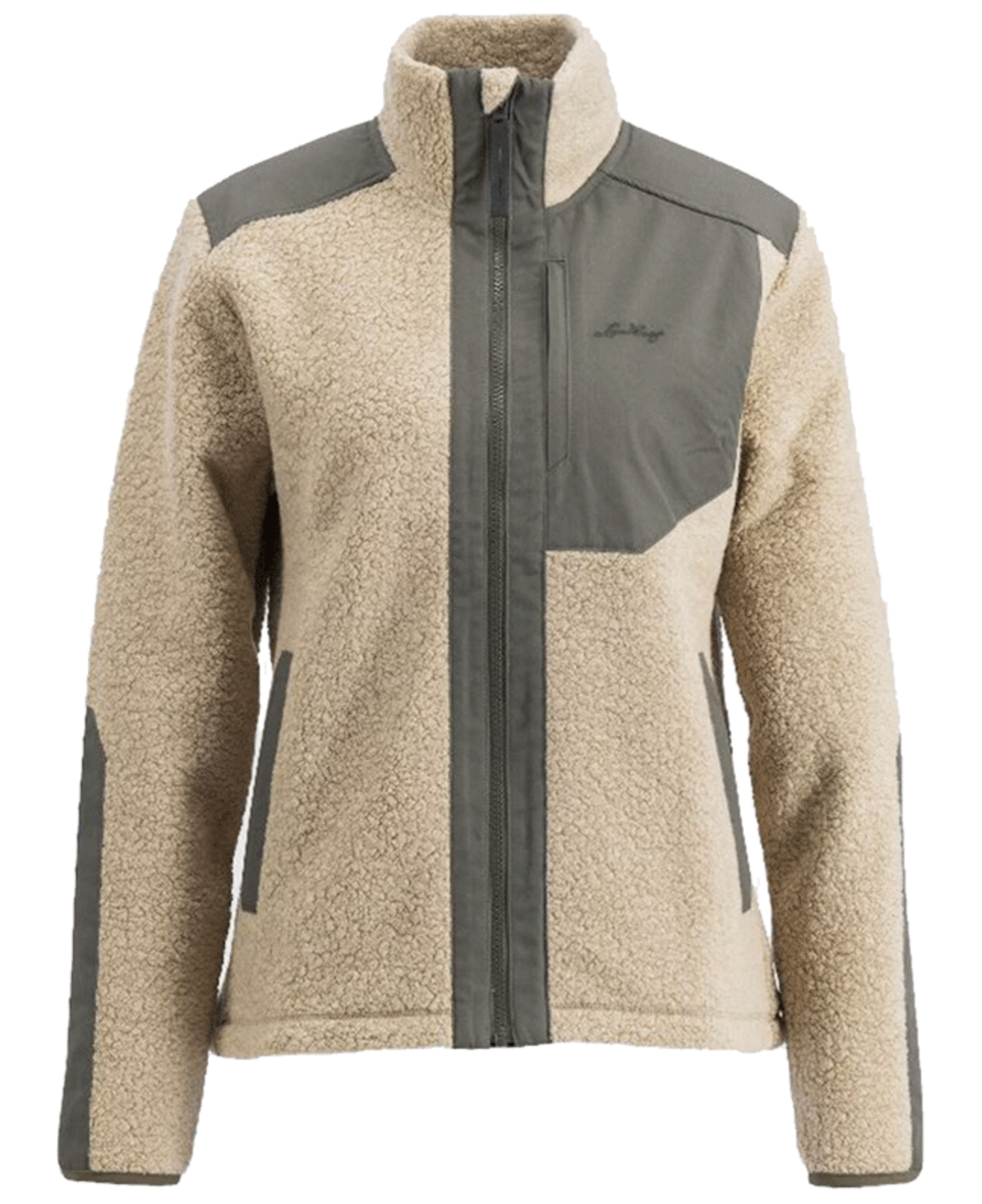 Saruk Wool Pile Mid Full Zip W Sand