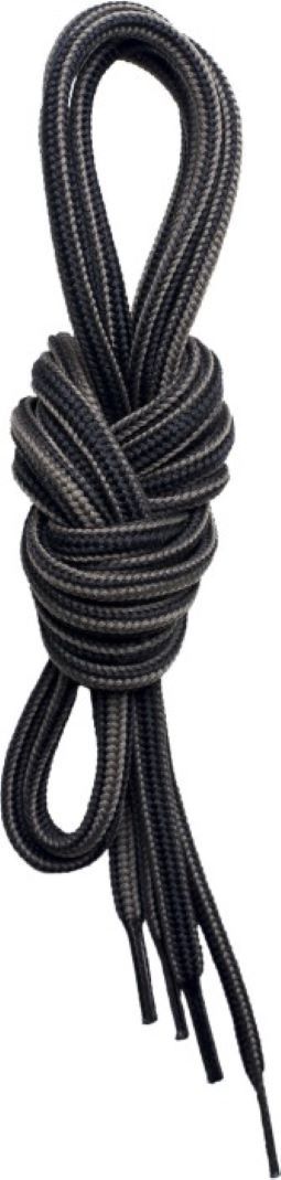 Shoe Laces 180cm Black/Grey
