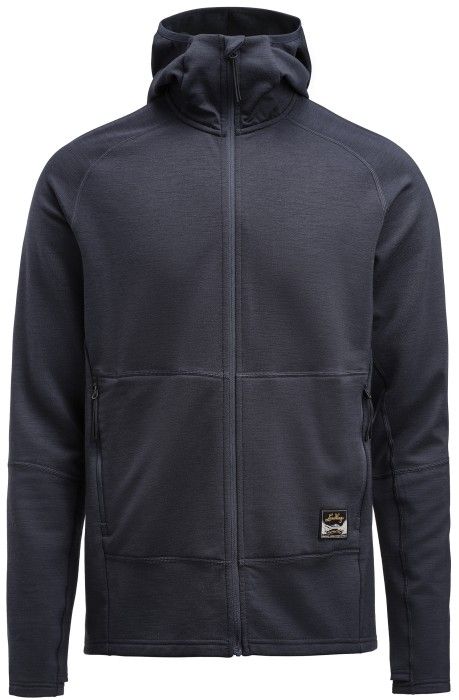 Tived Merino Hoodie Ms Deep Blue