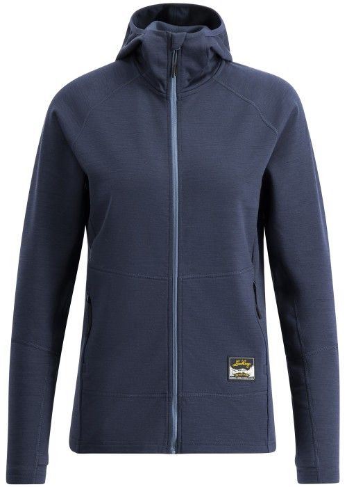 Tived Merino Hoodie Ws Deep Blue