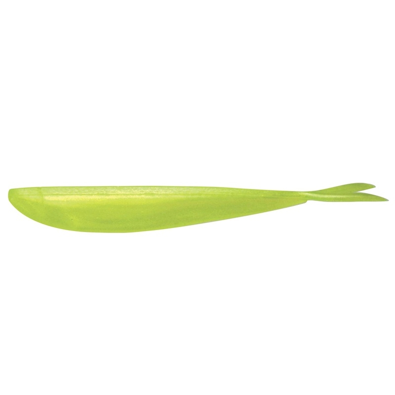 Lunker City Fin-S Fish Chartreuse Silk 6