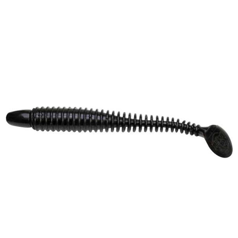 Lunker City Swimmin' Ribster Black 10,2cm 9-pack