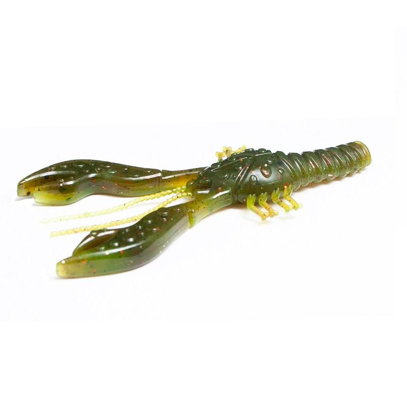 M-WAR Baby Lobster Bass Pumpkin/Chartreuse 10cm 8-pakning