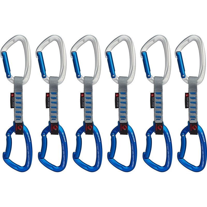 Crag Keylock 10 cm Indicator 6-Pack Quickdraws