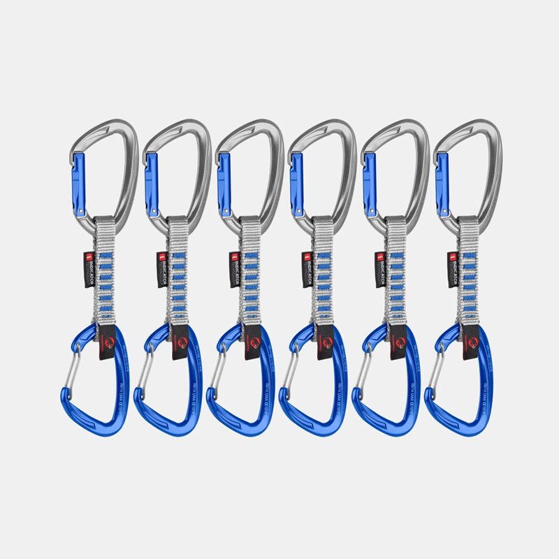 Crag Keylock Wire 10 cm Indicator 6-Pack Quickdraws